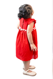 Red Flutter Sleeves Dress>>>>>Before: Php 1,499.75