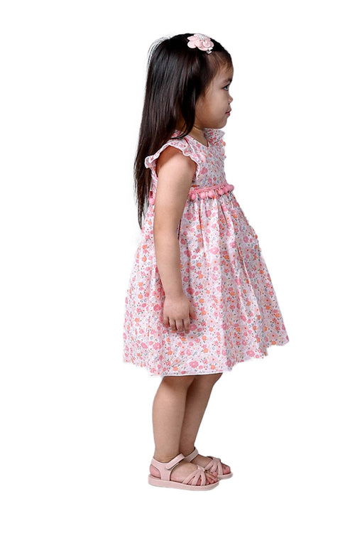 Flutter Sleeve Dress (IGDS-245)- Pink>>>>>Before: Php 1,499.75