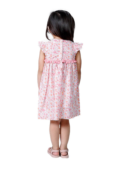 Flutter Sleeve Dress (IGDS-245)- Pink>>>>>Before: Php 1,499.75