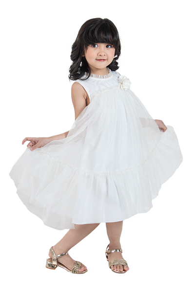 White Tulle Dress