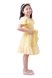 Yellow Bell Sleeve Dress