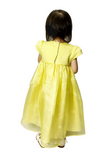 Yellow Empire Layered Dress